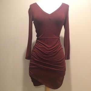 H&M vneck bodycon mini dress